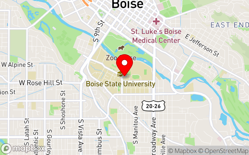Map for Stronger Together Conference: Becoming Agents of Change at 1700 W University Dr., Boise, ID 83725 Map for Stronger Together Conference: Becoming Agents of Change at 1700 W University Dr., Boise, ID 83725