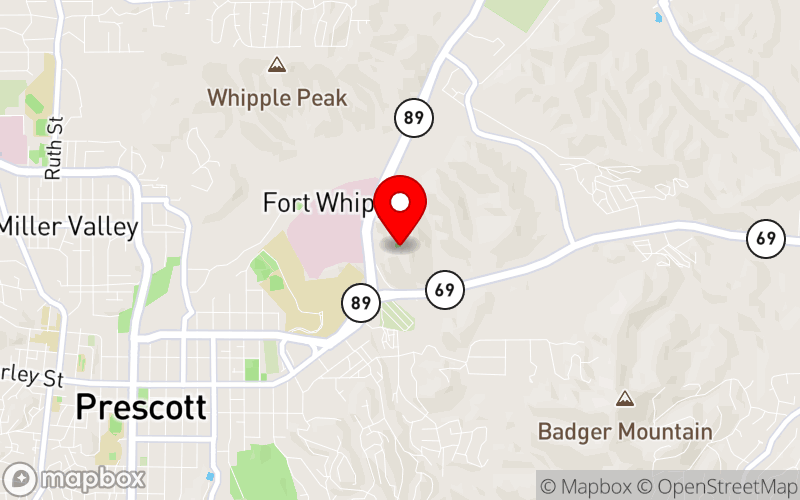 Map for Mental Health Conference: Across The Lifespan at 1500 Arizona 69, Prescott, AZ 86301 Map for Mental Health Conference: Across The Lifespan at 1500 Arizona 69, Prescott, AZ 86301