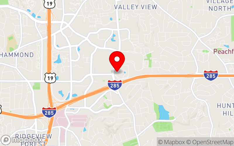 Map for 36th Annual LPCA Convention and Regional Conference at 4355 Ashford Dunwoody, Atlanta, GA, United States