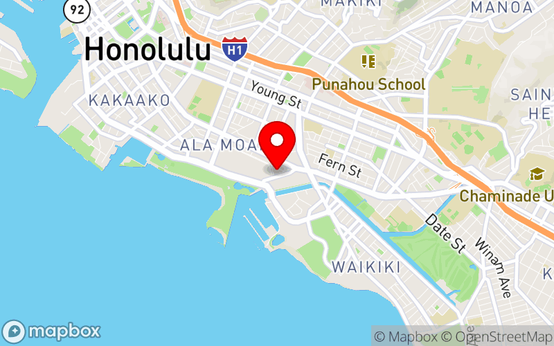 Map for 2024 Hawai'i Behavioral Health & Wellness Convention at 410 Atkinson Dr, Honolulu, HI Map for 2024 Hawai'i Behavioral Health & Wellness Convention at 410 Atkinson Dr, Honolulu, HI