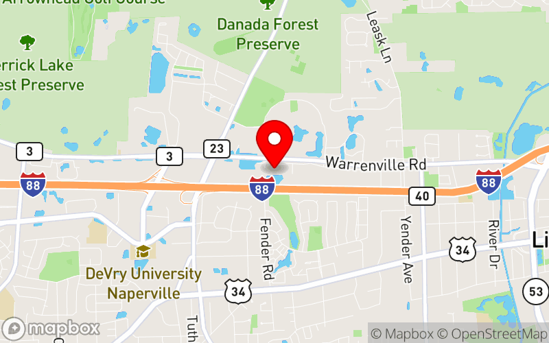 Map for ICA's 76th Annual Conference at 3003 Corporate West Drive, Lisle, Illinois 60532, United States