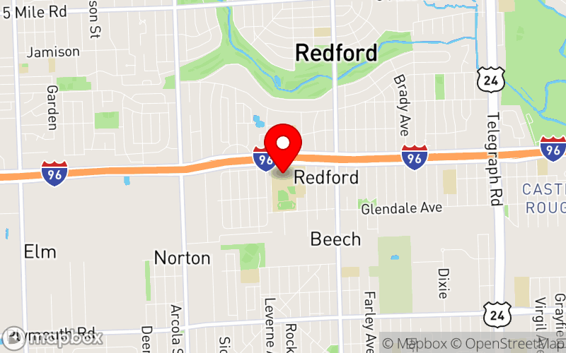 Map for Empowering Providers: Crisis, Resilience, and Mental Health at 26255 Schoolcraft Road, Redford, MI Map for Empowering Providers: Crisis, Resilience, and Mental Health at 26255 Schoolcraft Road, Redford, MI