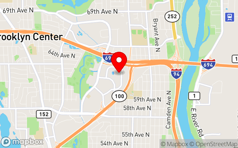 Map for 10th African Mental Health Summit at 6155 Earle Brown Dr, Brooklyn Center, MN 55430 Map for 10th African Mental Health Summit at 6155 Earle Brown Dr, Brooklyn Center, MN 55430