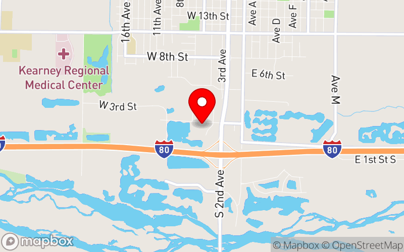 Map for 2024 Nebraska Brain Injury Conference at 416 W Talmadge Rd, Kearney, NE 68845 Map for 2024 Nebraska Brain Injury Conference at 416 W Talmadge Rd, Kearney, NE 68845