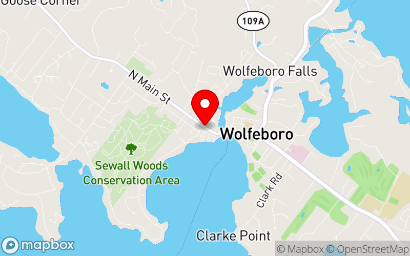 Map for 14th Annual NNESAM Business Meeting & Scientific Educational Conference at Wolfeboro Inn, Wolfeboro, NH Map for 14th Annual NNESAM Business Meeting & Scientific Educational Conference at Wolfeboro Inn, Wolfeboro, NH