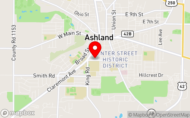 Map for Pat Risser RSVP Conference at 401 College Ave, Ashland, OH 44805 Map for Pat Risser RSVP Conference at 401 College Ave, Ashland, OH 44805