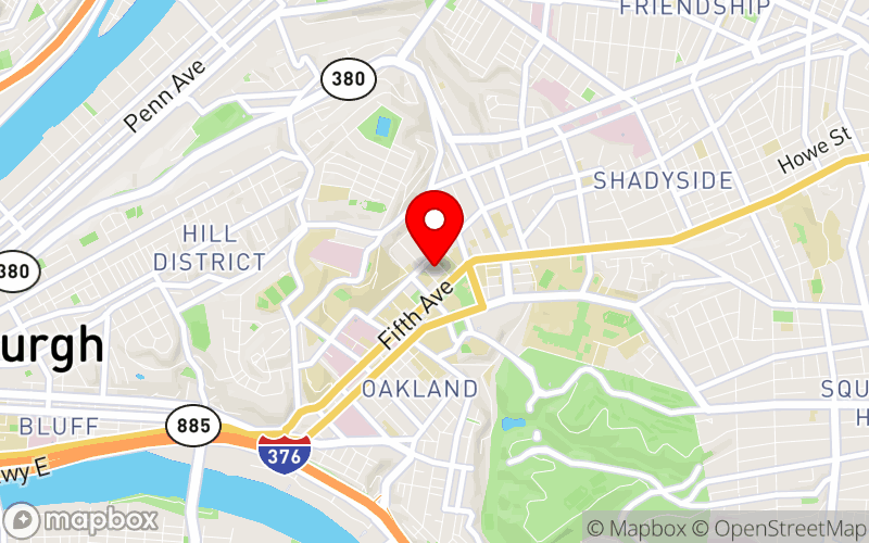 Map for The 5th Child and Adolescent Bipolar Services Conference at 100 Lytton Street, Pittsburgh, PA, 15213, United States Map for The 5th Child and Adolescent Bipolar Services Conference at 100 Lytton Street, Pittsburgh, PA, 15213, United States