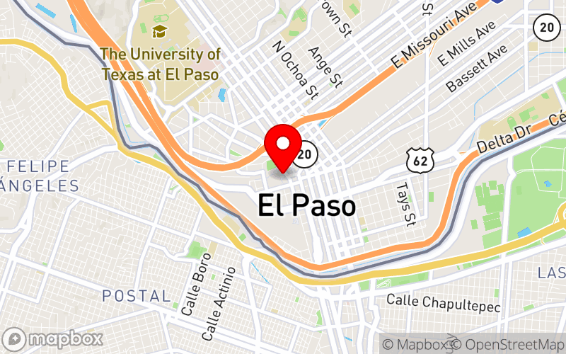 Map for NAMI Texas 2024 Annual Conference: 40 Years of Hope and Healing at Civic Center Plaza, El Paso, TX 79901, United States Map for NAMI Texas 2024 Annual Conference: 40 Years of Hope and Healing at Civic Center Plaza, El Paso, TX 79901, United States
