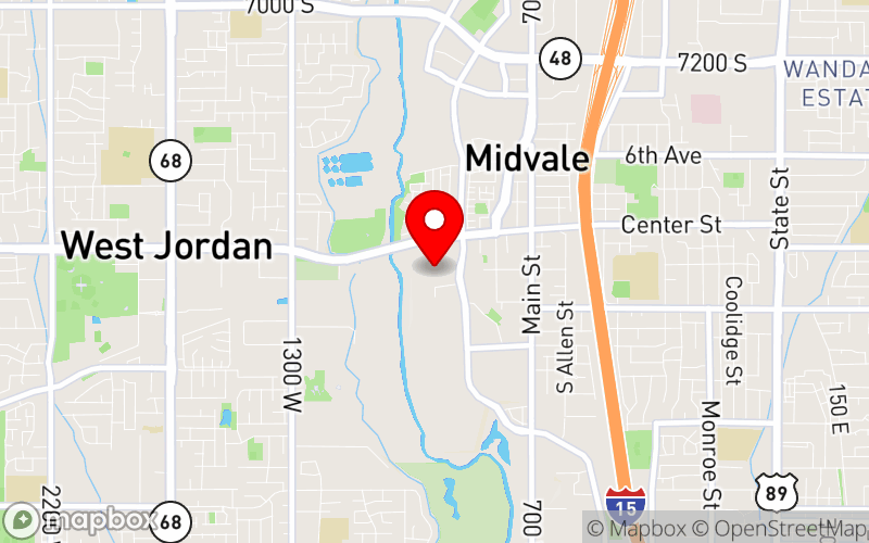 Map for Ready! Resilient! Utah Early Childhood Mental Health Conference at 7860 Bingham Junction Boulevard, Midvale, UT 84047