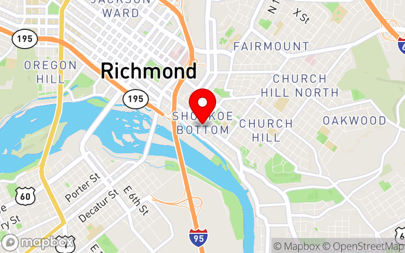 Map for 2024 VACBP Winter Conference at 501 East Broad Street, Richmond, VA 23219, United States Map for 2024 VACBP Winter Conference at 501 East Broad Street, Richmond, VA 23219, United States