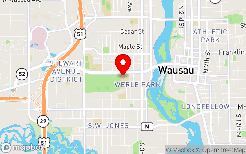Map for Connecting Communities Conference at 518 South 7th Avenue, Wausau, Wisconsin 54401, US