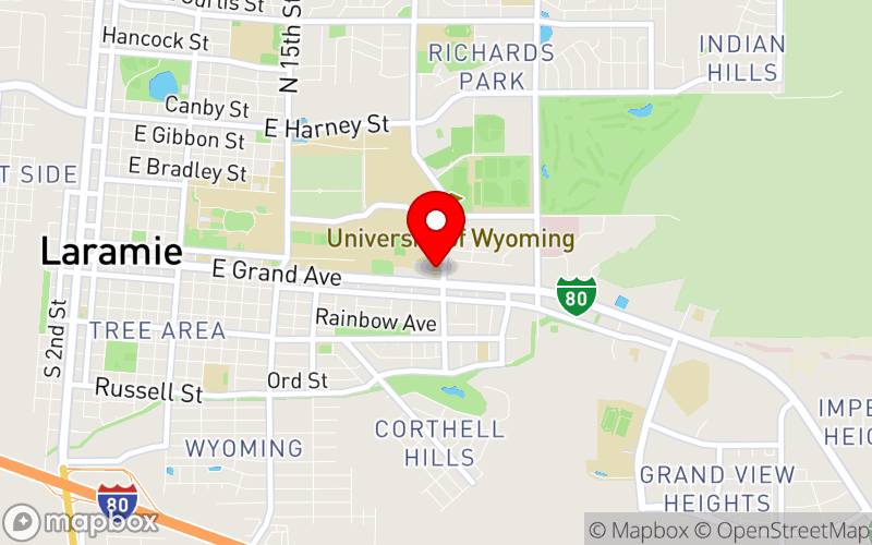 Map for Wyoming Psychological Association Spring 2024 Conference at 222 S. 22nd St., Saloon A, Laramie, WY, 82070 Map for Wyoming Psychological Association Spring 2024 Conference at 222 S. 22nd St., Saloon A, Laramie, WY, 82070