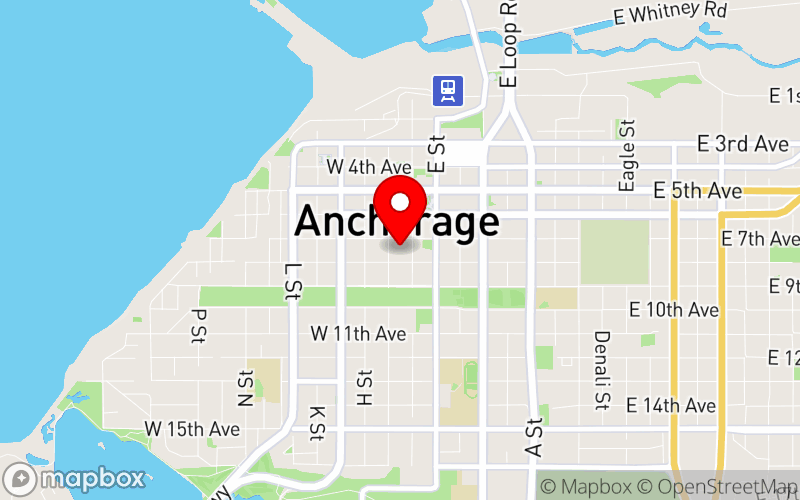 Map for 2025 Alaska Health Summit at 600 W 7th Ave, Anchorage, AK 99501-3433, United States Map for 2025 Alaska Health Summit at 600 W 7th Ave, Anchorage, AK 99501-3433, United States