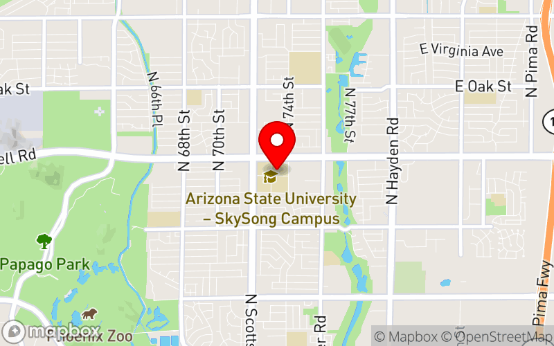 Map for Third Annual Mental Health Matters Arizona Conference at 1475 N. Scottsdale Road, Suite 200, Scottsdale, AZ