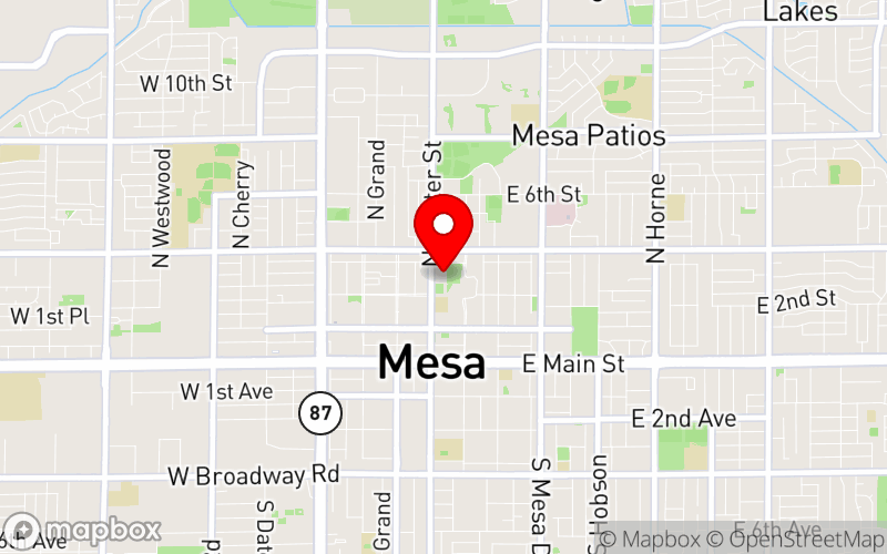 Map for 2025 Conference - School Social Work Association of Arizona at 263 N. Center Street, Mesa, AZ 85201 Map for 2025 Conference - School Social Work Association of Arizona at 263 N. Center Street, Mesa, AZ 85201