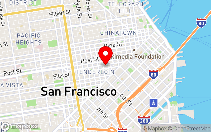 Map for 2025 Annual Meeting & Scientific Sessions at 333 O'Farrell St, San Francisco, CA 94102, USA Map for 2025 Annual Meeting & Scientific Sessions at 333 O'Farrell St, San Francisco, CA 94102, USA