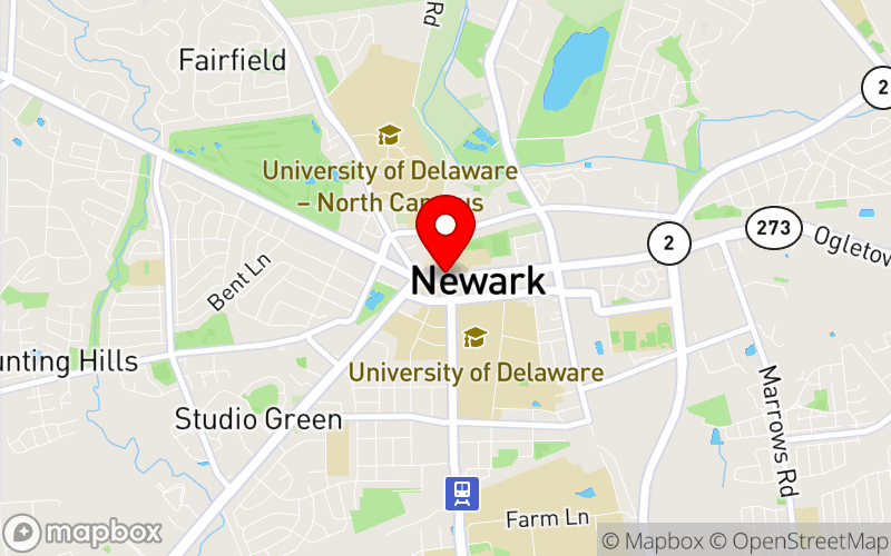 Map for Social Work Conference on Navigating Ripple Effects at 106 Alison Hall West, Newark, DE 19716