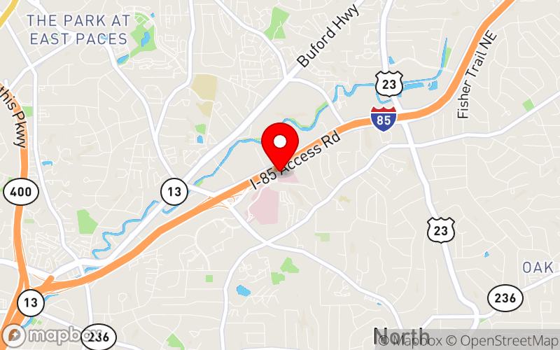 Map for Brain Health Conference at 1575 NE Expressway, Atlanta, GA 30329
