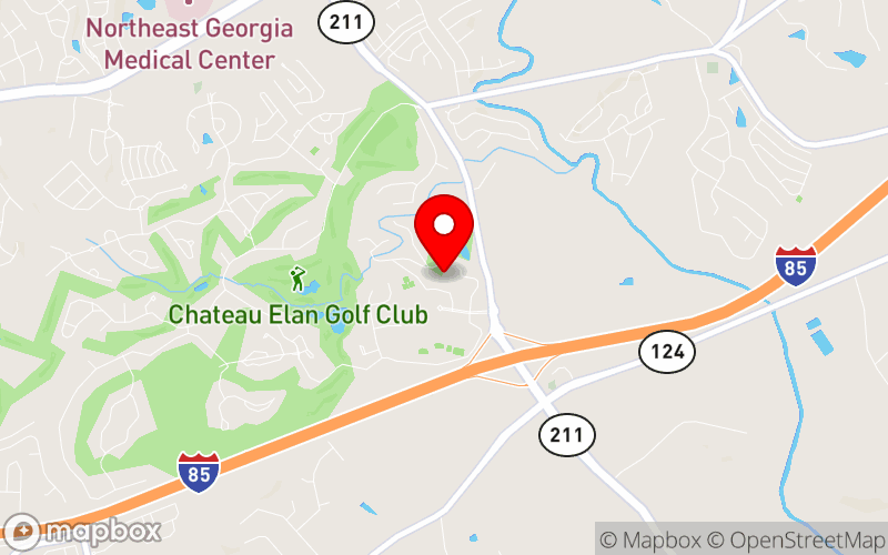 Map for 2025 Annual Meeting & Conference at 100 Rue Charlemagne Dr, Braselton, GA 30517 Map for 2025 Annual Meeting & Conference at 100 Rue Charlemagne Dr, Braselton, GA 30517