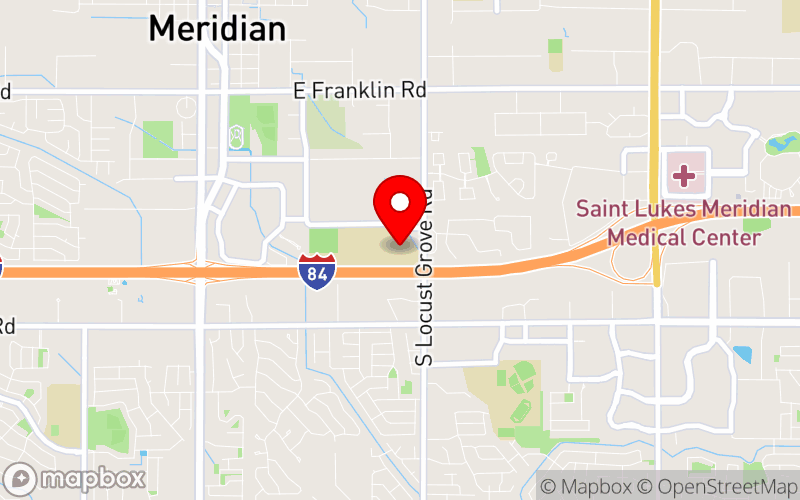 Map for 2025 Brain Health Symposium at 1401 E Central Drive, Meridian, ID, 83642, United States