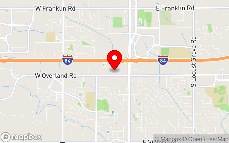 Map for Idaho MGMA 2025 Annual Conference at 400 W Overland Rd, Meridian, ID 83642, United States