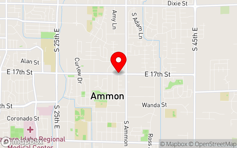 Map for RHS Annual Mental Health Symposium at Bennion Student Union Building, Ammon, ID