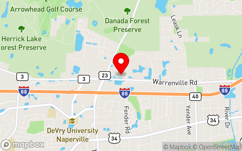Map for 25th Annual ACMA Case Management and Transitions of Care Conference - Illinois Chapter at 3000 Warrenville Road, Lisle, Illinois 60532