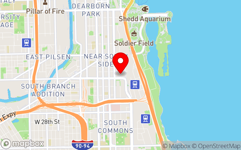 Map for 30th Annual OCD Conference Chicago at 2121 S Prairie Ave, Chicago, IL 60616, United States