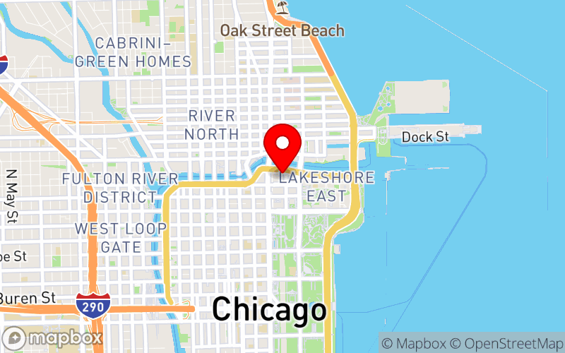 Map for 2025 NASW National Conference at 151 East Wacker Drive, Chicago, Illinois, United States Map for 2025 NASW National Conference at 151 East Wacker Drive, Chicago, Illinois, United States