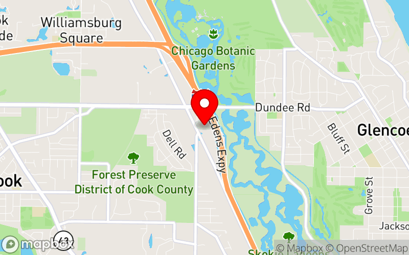 Map for ICA 77th Annual Conference at 933 Skokie Boulevard, Northbrook, IL 60062, United States