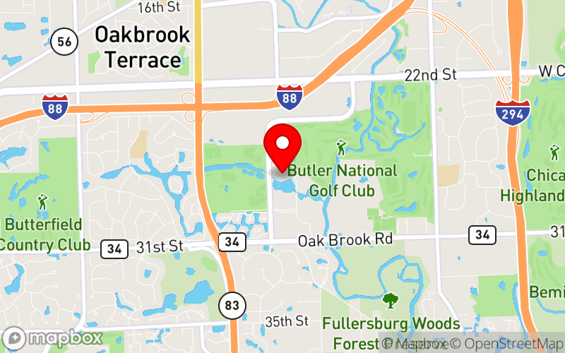 Map for Suicide Prevention Summit 2025 at 2715 Jorie Blvd, Oak Brook, IL 60523