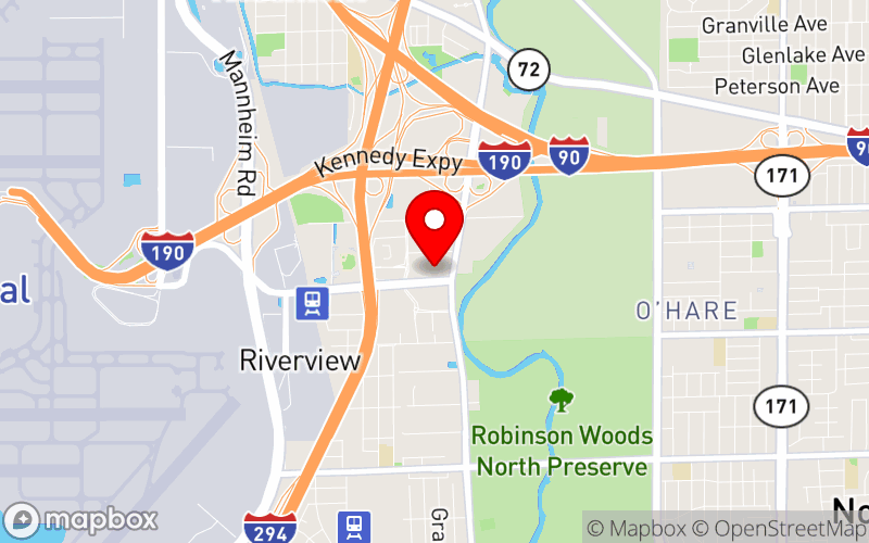 Map for Behavioral Health Care and Human Services Conference - In Person: October 20-21, 2025 at 5440 North River Road, Rosemont, IL 60018