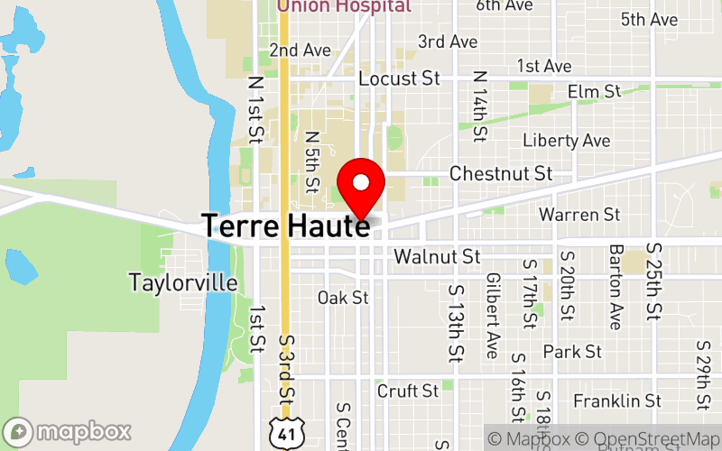 Map for IPHCA Conference 2025 at 750 Wabash Ave, Terre Haute, IN 47807 Map for IPHCA Conference 2025 at 750 Wabash Ave, Terre Haute, IN 47807