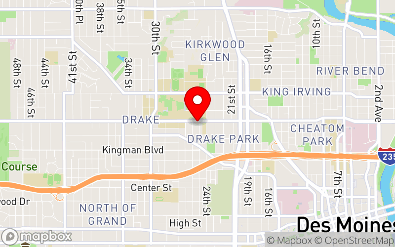 Map for 2nd Annual Black Mental Health Conference at 2500 University Ave, DSM 50311