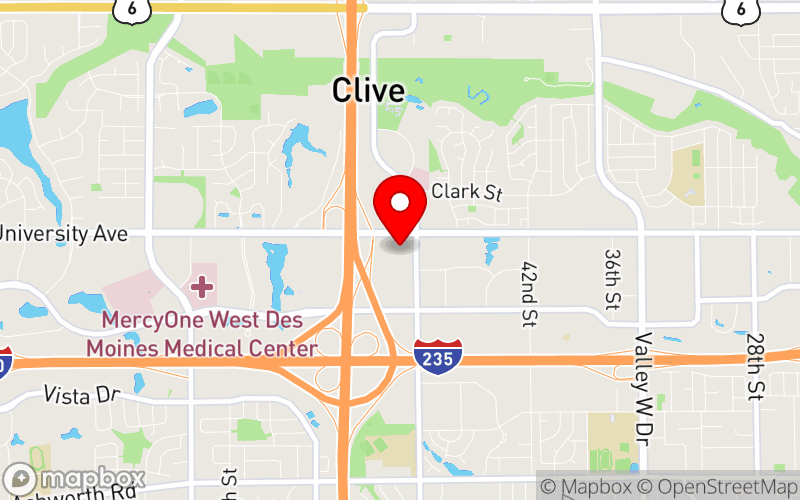 Map for 2025 Autism Society of Iowa Fall Education Conference at 1800 50th St, West Des Moines, IA 50266, United States