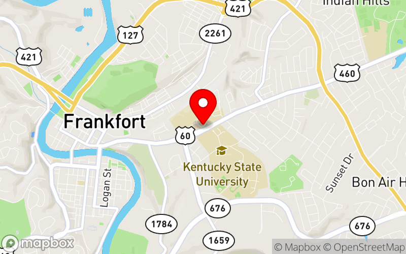 Map for 2025 Kentucky Psychology Student Conference at 400 E Main St, Frankfort, KY 40601, USA