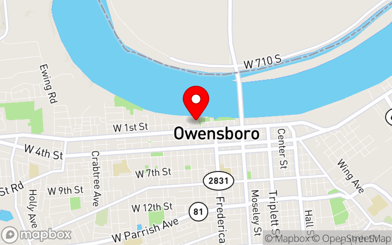 Map for DCPS Umbrella Project Mental Health Summit at 501 W 2nd St, Owensboro, KY 42301, USA