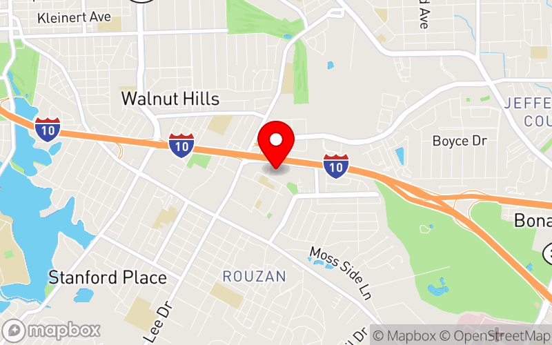 Map for LPCA’s 42nd Annual Conference at 4728 Constitution Ave, Baton Rouge, LA 70808