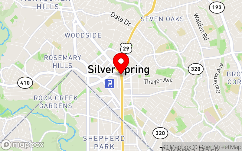 Map for MD-DCSAM 2025 Annual Conference at Silver Spring Civic Building at Veterans Plaza, Silver Spring, Maryland Map for MD-DCSAM 2025 Annual Conference at Silver Spring Civic Building at Veterans Plaza, Silver Spring, Maryland