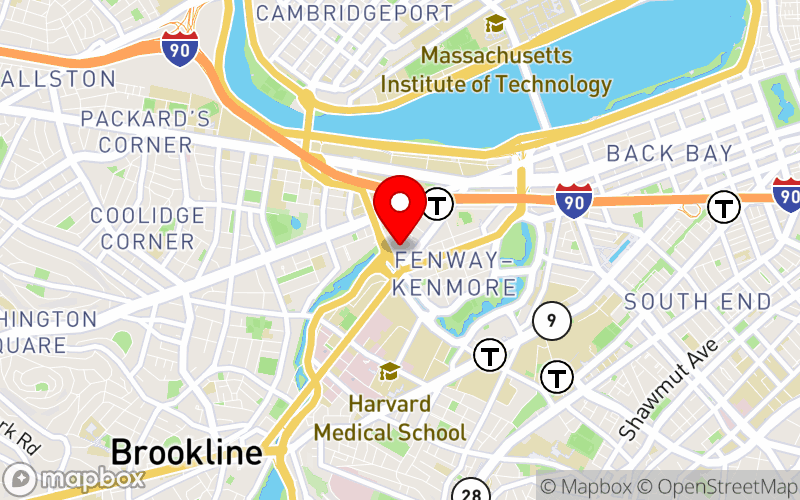 Map for LIVE IN-PERSON: Adolescent Medicine 2025 at 401 Park Dr, Boston, Massachusetts