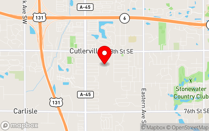 Map for 2025 Spring Conference at 300 68th St. SE, Grand Rapids, MI