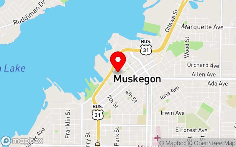 Map for Anchored in Care: Supporting Youth Wellbeing at 939 Third Street, Muskegon, MI 49440, United States