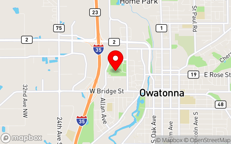 Map for Mental Health and Resilience Conference at 500 Dunnell Drive, Owatonna, MN 55060