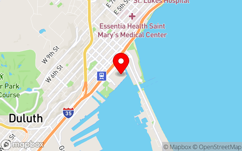Map for Child & Adolescent Mental Health Conference at 350 Harbor Drive, Duluth, MN, 55802, United States