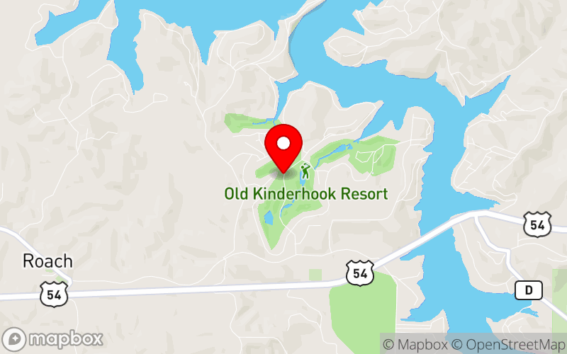 Map for 2025 MOTA Fall Conference at Old Kinderhook Resort, Camdenton, MO