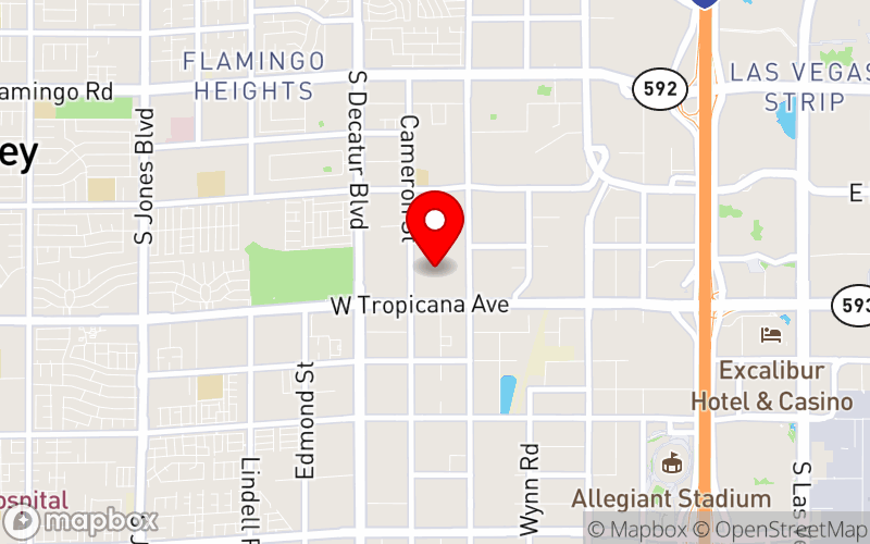 Map for 2025 NAMI Nevada Annual Education Conference at 4500 W. Tropicana Avenue, Las Vegas, NV 89103, United States Map for 2025 NAMI Nevada Annual Education Conference at 4500 W. Tropicana Avenue, Las Vegas, NV 89103, United States