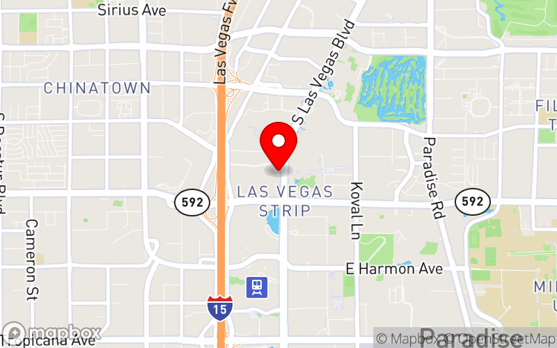 Map for 28th Annual NPWH Women's Healthcare Conference at Caesars Palace, Las Vegas, NV, United States