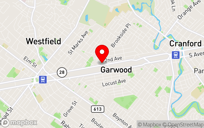 Map for 25th Annual OCD NJ Annual Conference at 438 North Avenue, Garwood, NJ 07027