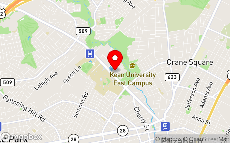 Map for Beyond the Binary LGBTQ+ Mental Health Conference at 1075 Morris Ave, Union, NJ 07083
