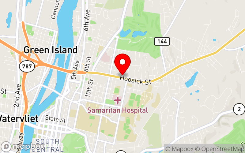 Map for New York Peer Specialist Certification Board Annual Conference at 235 Hoosick Street, Troy, NY 12180